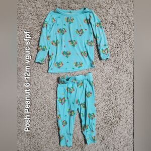 Posh Peanut Heart Baby Pajama Set